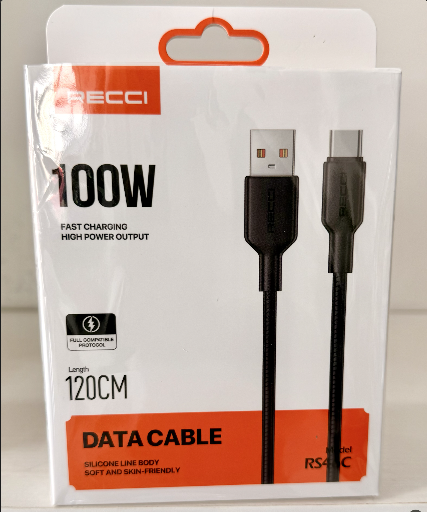 Image de Câble RECCI 100W – USB-A vers USB-C