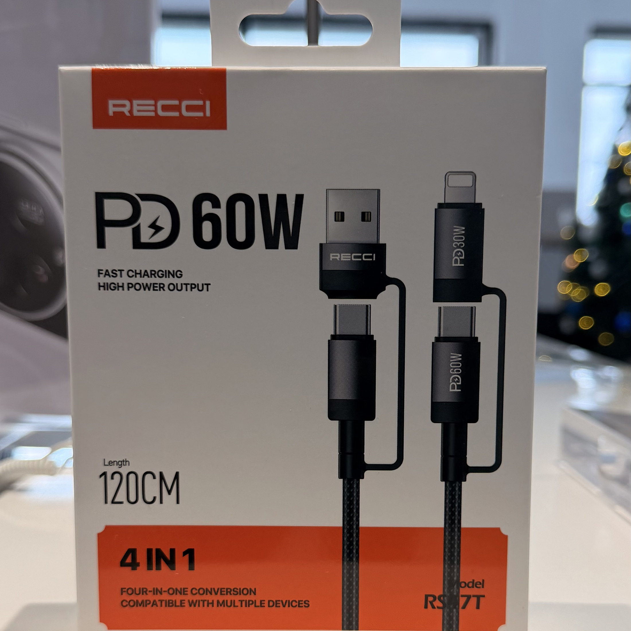 Image de Câble RECCI PD 60W – 4 en 1